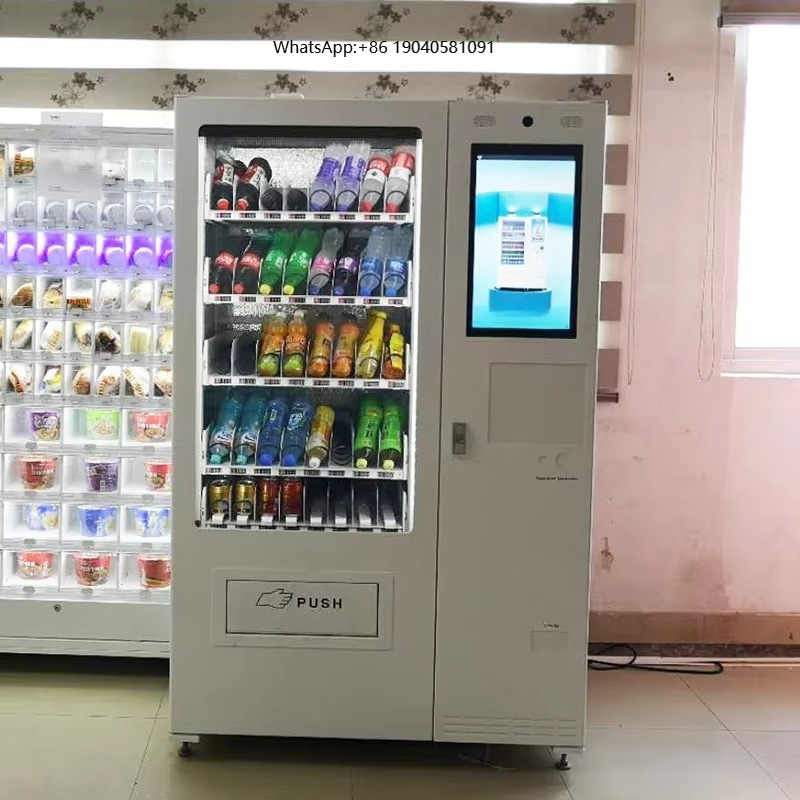 Food Snacks Drinks - Soğutmalı Yiyecek, İçecek ve Atıştırmalık Otomatı,