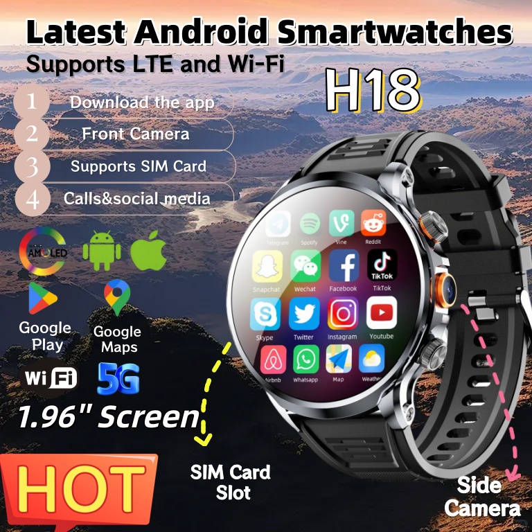 YENİ 4G Android H18 Akıllı Saa - Seaweed Snack incelemesi ve fiyatı